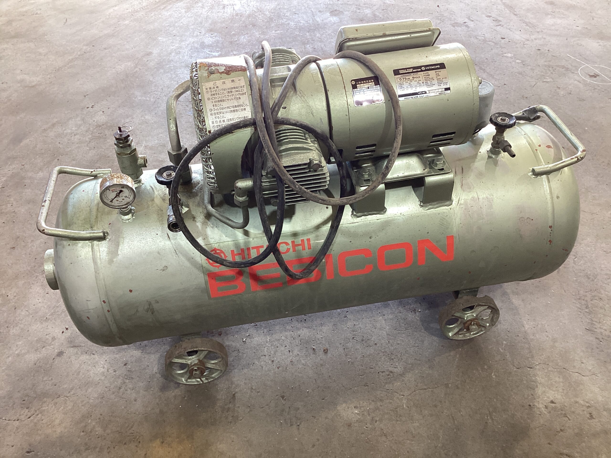 日立コンプレッサー<span>不明